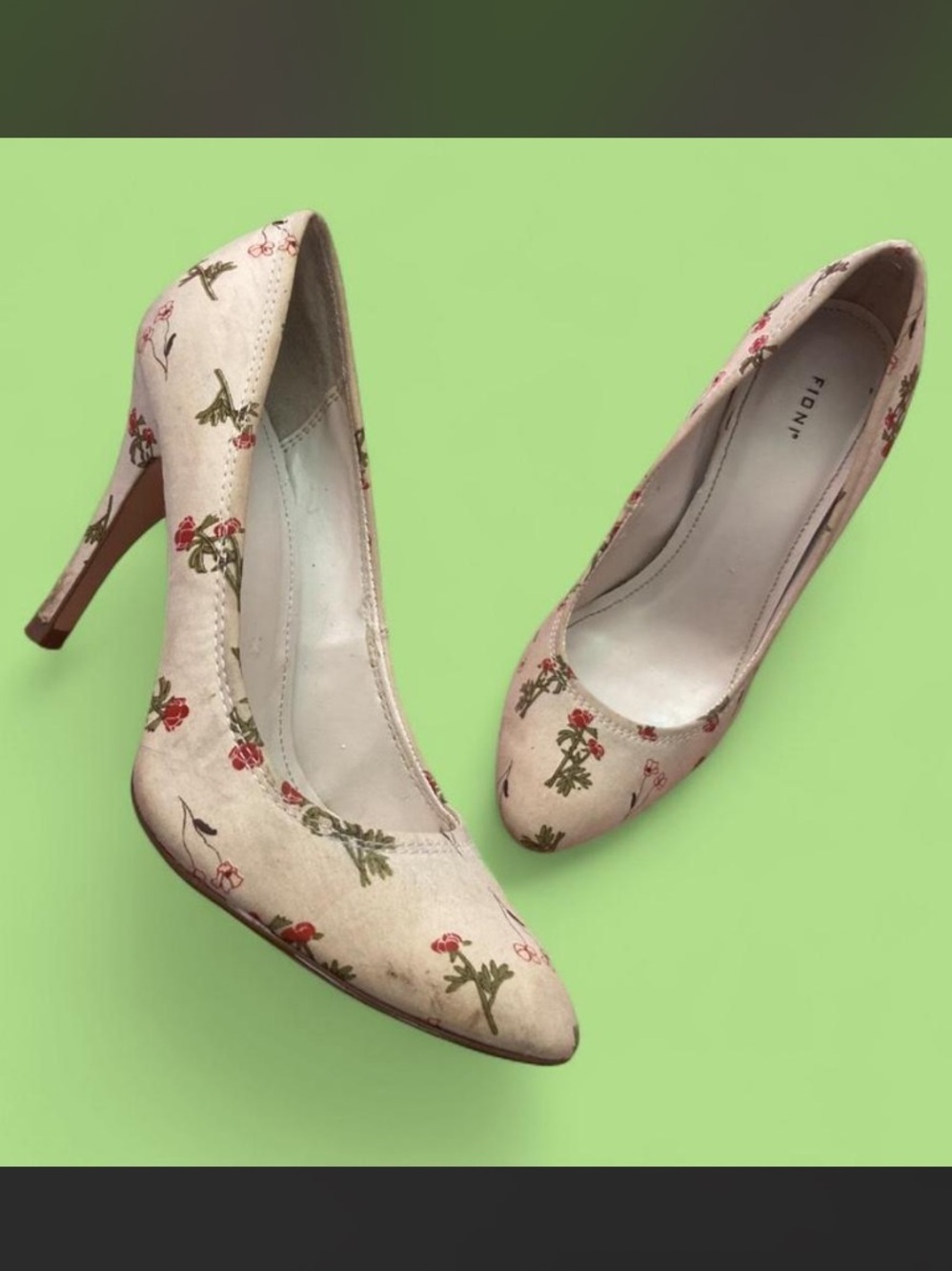 FLORAL POINTE TOE HEELS 🌷